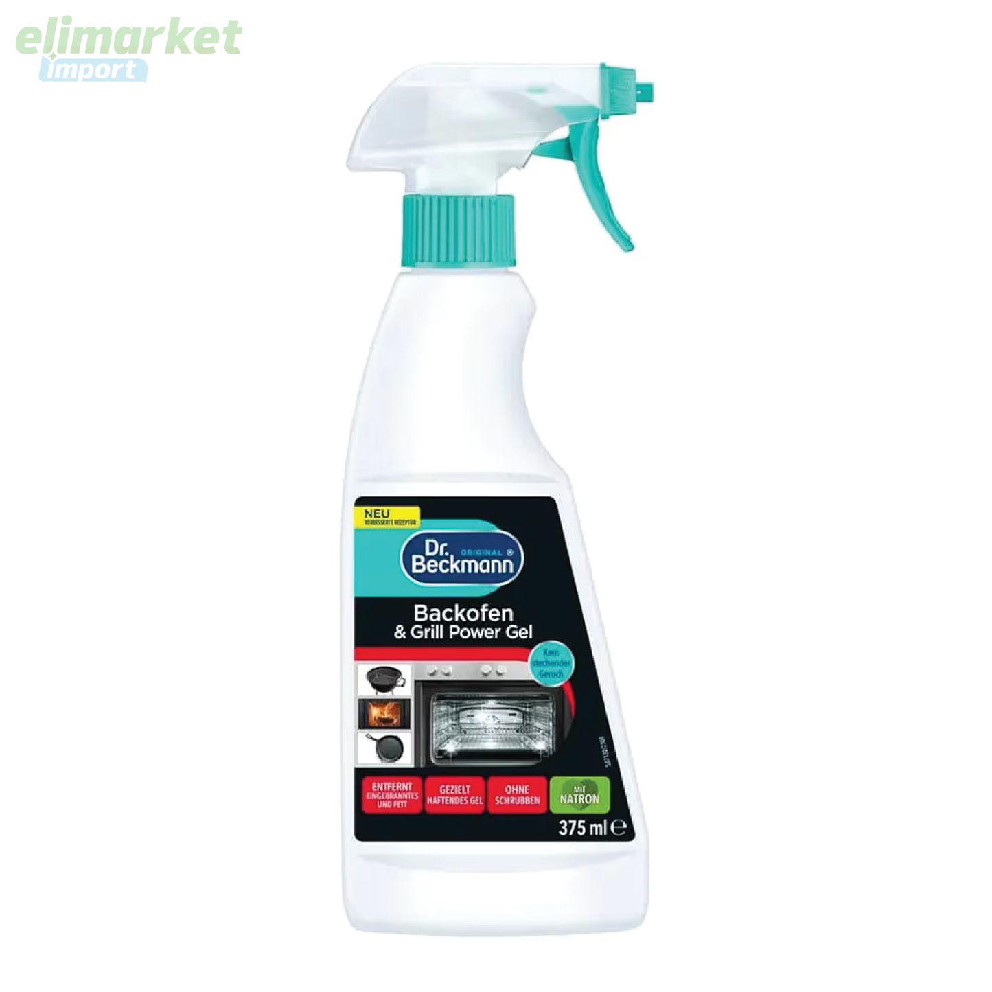 Detergent gel spray degresant pentru cuptor, Dr. Beckmann, 375 ml