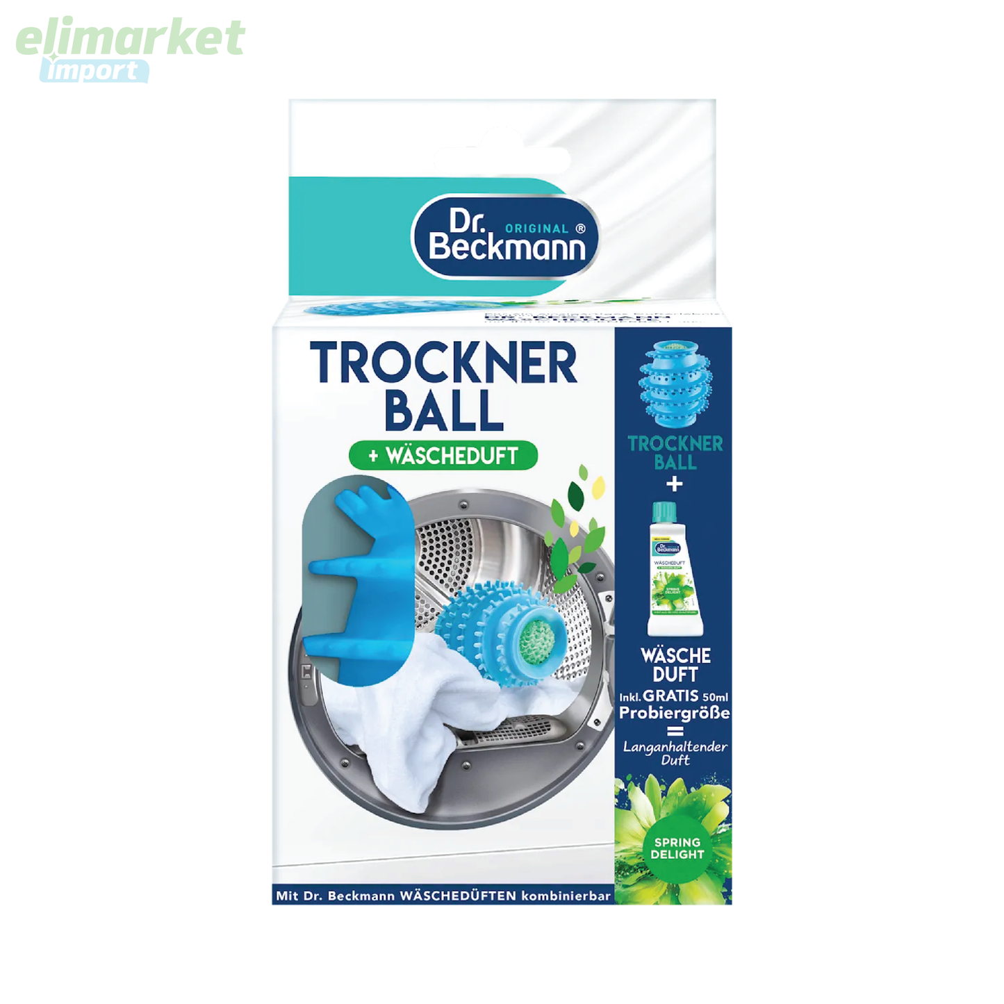 Set bila pentru uscator de rufe Dr. Beckmann + parfum Spring 50 ml
