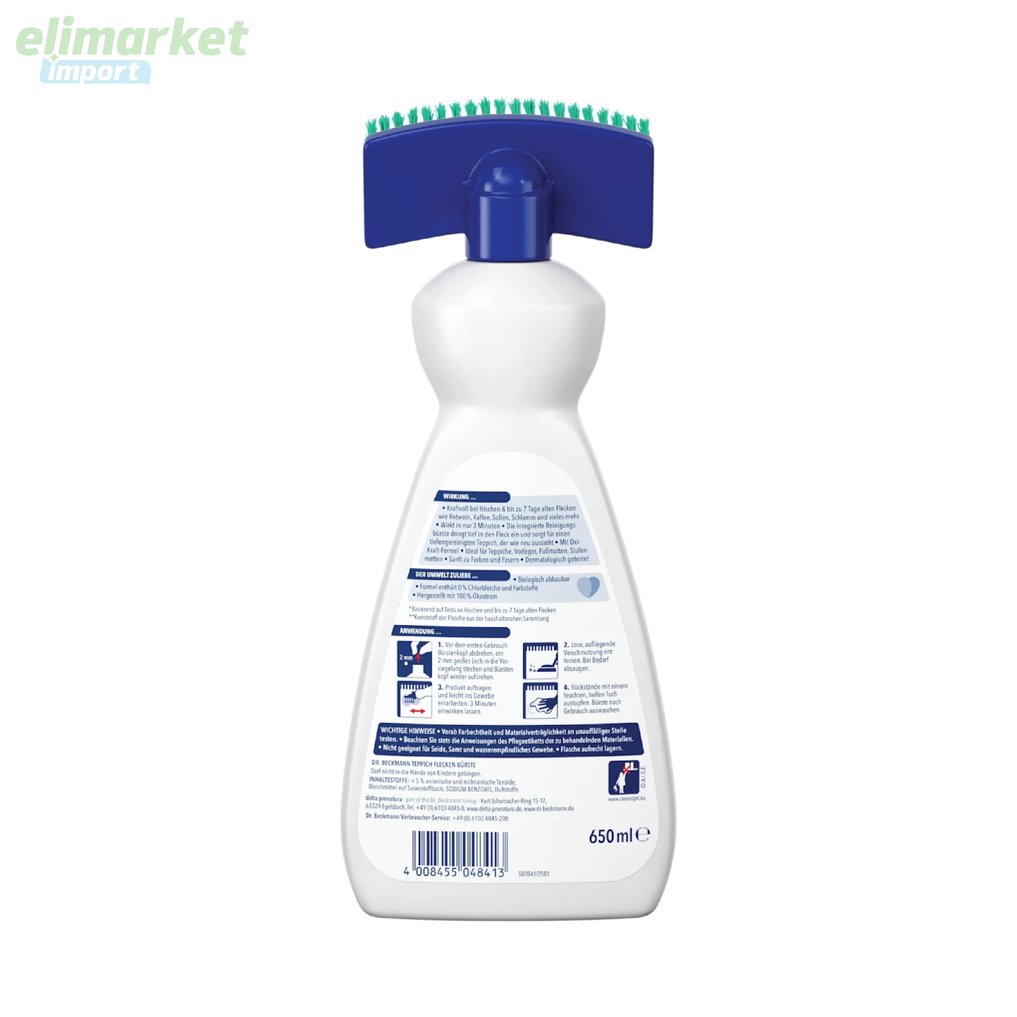 Solutie pete pentru tapiterie si covoare, Dr. Beckmann, 650 ml