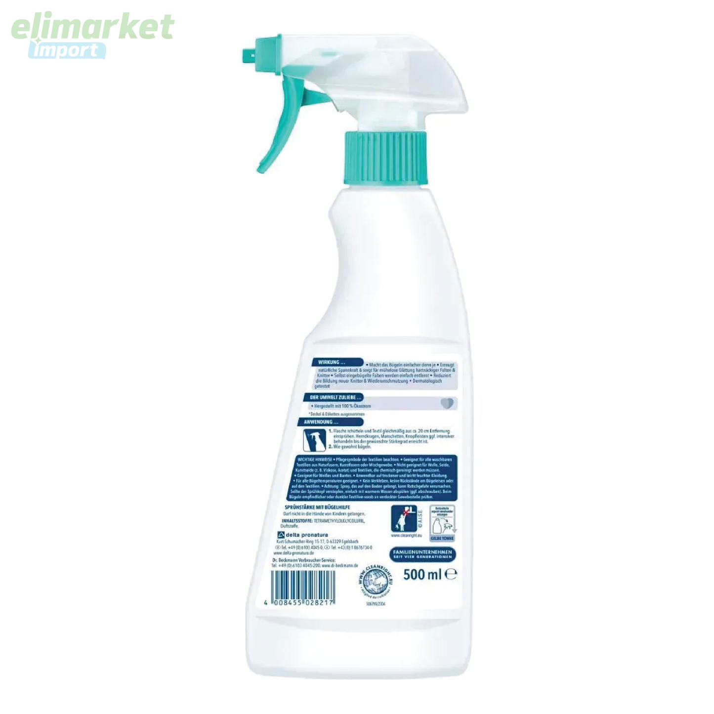 Spray pentru calcat si apret rufe Dr. Beckmann 500 ml